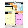 エスペランサ（初生） 1LDKの間取り