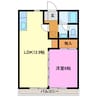 プロスパー 1LDKの間取り