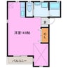 アヴァンセ（根洗） 1Rの間取り