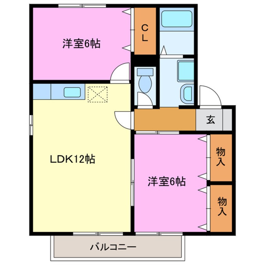 間取図 セジュールモレ