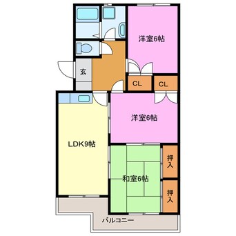 間取図 第二マンション佐々