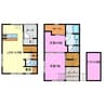 エクレール（葵西） 2LDKの間取り