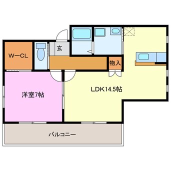間取図 ブルーベリー