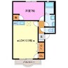 T. TOWNフレアＢ 1LDKの間取り