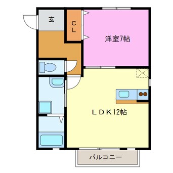 間取図 オリーブブランチⅡ