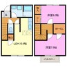 明日香Ａ・Ｂ 2LDKの間取り