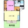 萩の里 1LDKの間取り