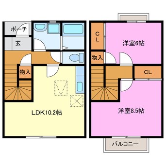 間取図 シルクＡ・Ｂ