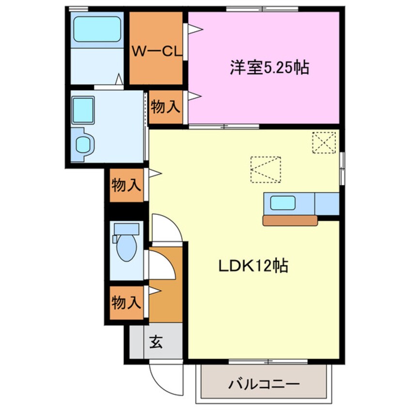 間取図 パークハイツ幸