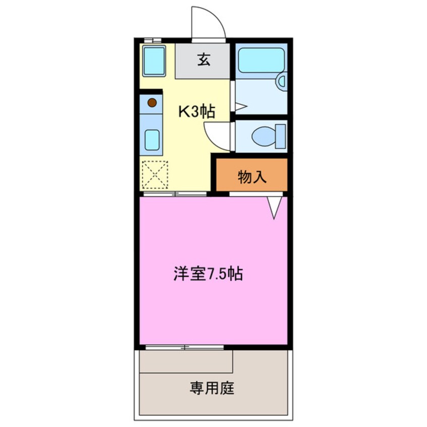 間取図 グリーン　ヴィラ