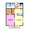 クリーンコートⅡ 1LDKの間取り