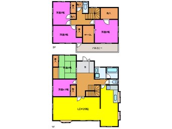 間取図 有玉台４丁目貸家