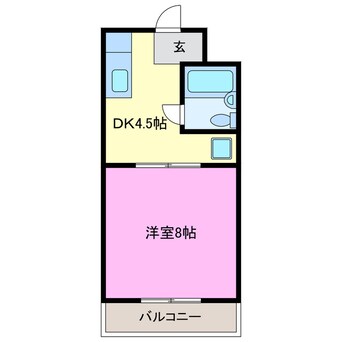 間取図 ハイツベア細江