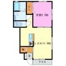 ハイランドテラス 1LDKの間取り