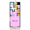 South Verushina 1Kの間取り