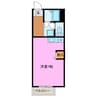 花きゃべつ 1Rの間取り