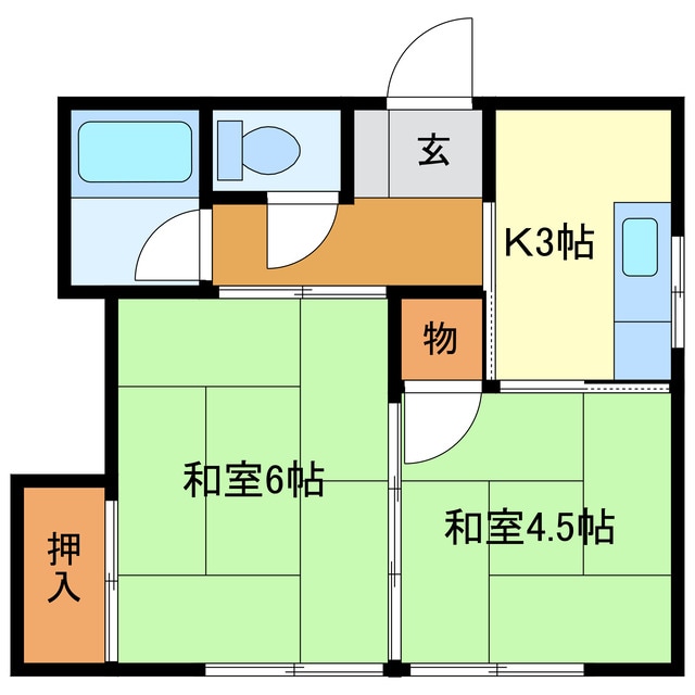 間取り図 ドミール三方原
