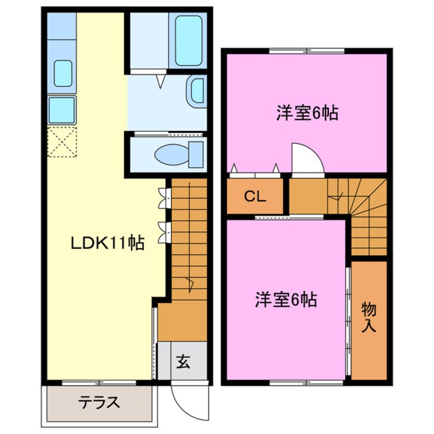 間取図 テラスウィステリア