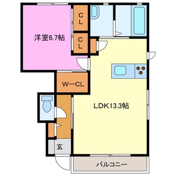 間取図 クレセントコート