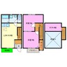 Sharmant花川 2LDK+Sの間取り