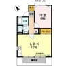 セジュール本田A 1LDKの間取り