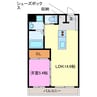 CＯＭＯＤＯ　ＫＯＷＡ 1LDKの間取り