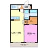 STORK　HILLS　HAMAKITA 1LDKの間取り