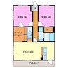 ＤＵＮＥ(デューン) 2LDKの間取り