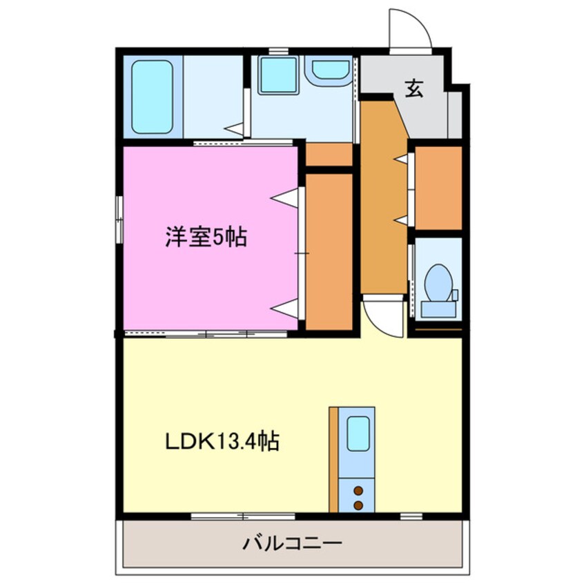 間取図 マンションヒカリⅢ