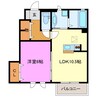 Ｋ－ｓｔａｇｅ 1LDKの間取り