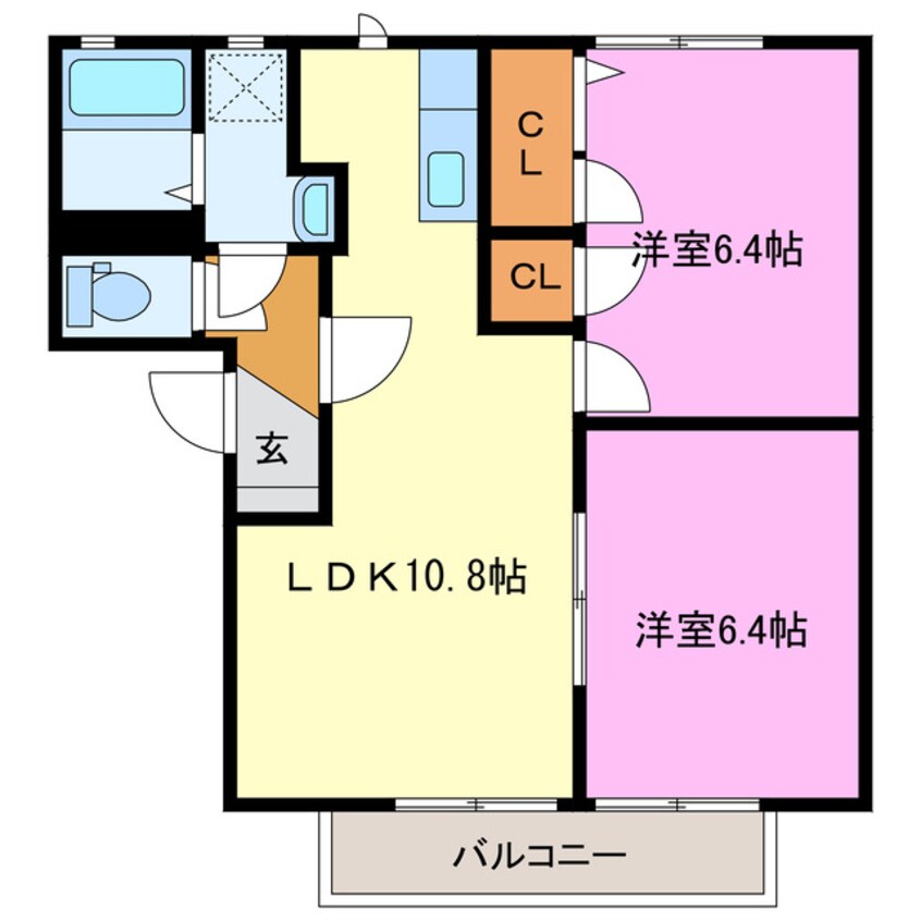 間取図 ルネ　サヴジェＡ