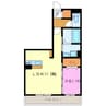 グランボアＢ 1LDKの間取り