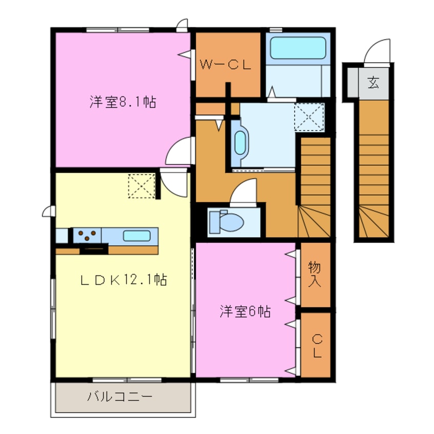 間取図 NestWarme