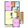 オベリスⅠ 2LDKの間取り