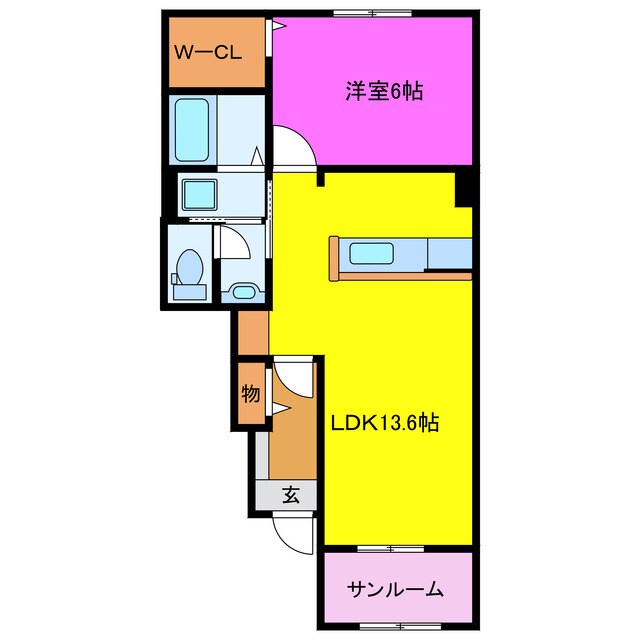 間取り図 デュオキャッスルEAST