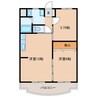 キャピターレ 2LDKの間取り