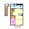 エクセル21 Ⅴ 1LDKの間取り