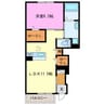 みやこ乃杜富士 1LDKの間取り