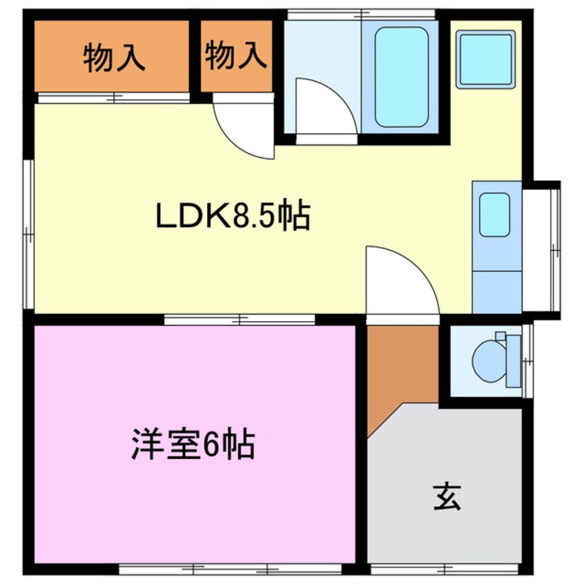 間取図 泉2丁目貸家