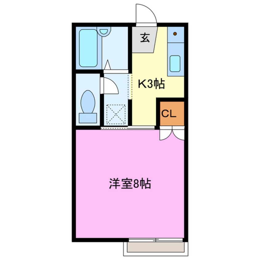 間取図 ハイツひまわり