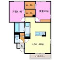 BAND　WAGONの間取図