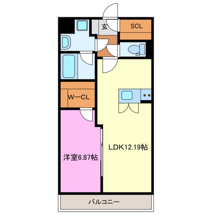 間取図 Las Casa Sakura
