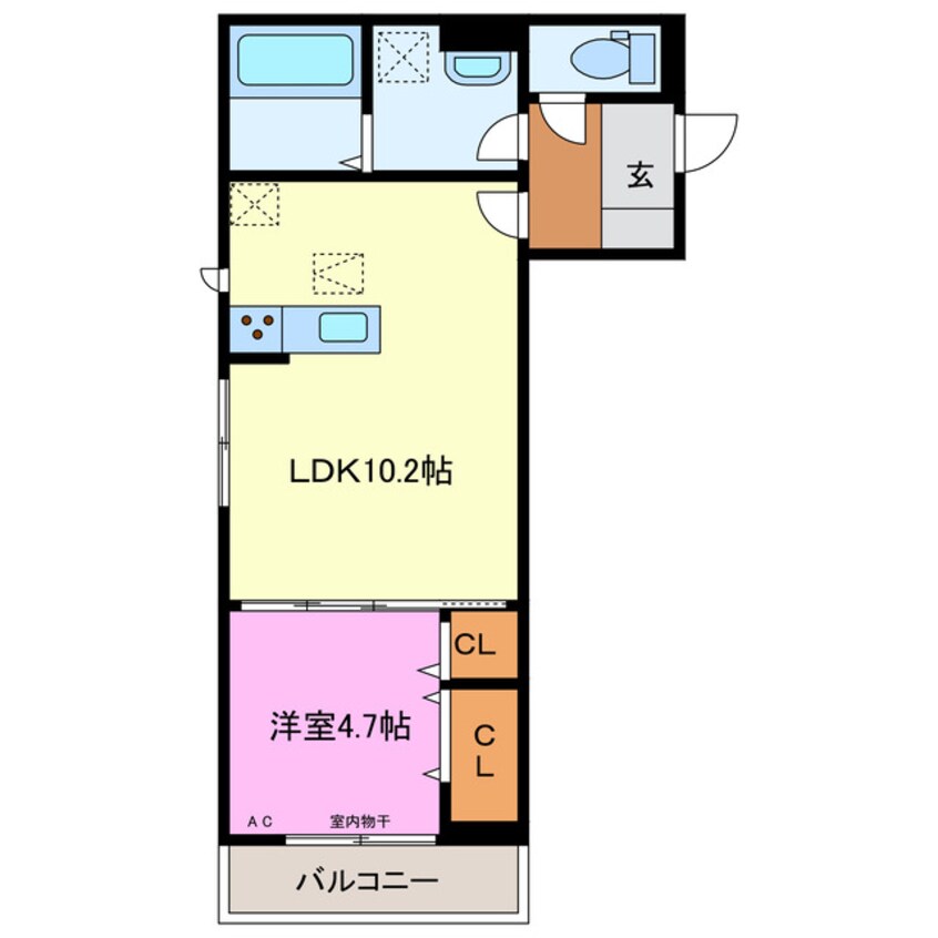 間取図 TOMARI有玉