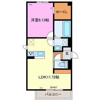 間取図 ブレーメンB棟