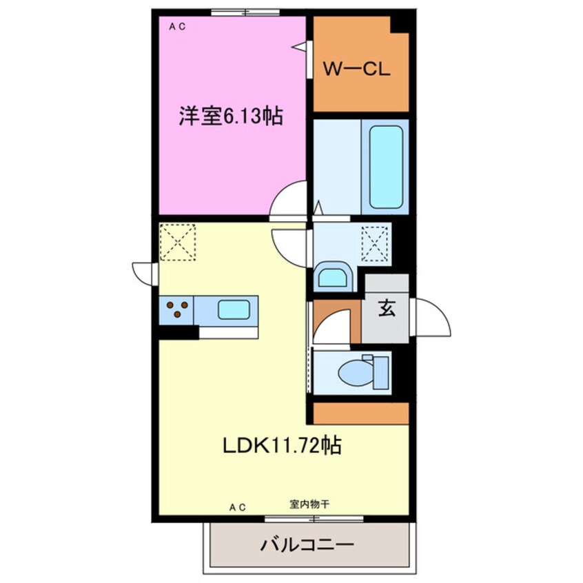 間取図 ブレーメンB棟