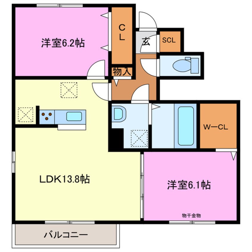 間取図 カスケード