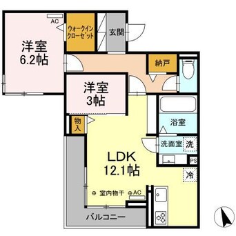 間取図 トリシア・ポイント城北