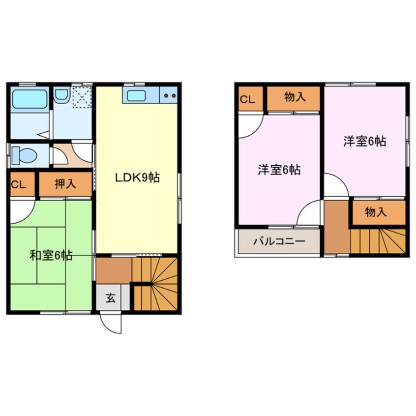 間取図 幸4丁目貸家