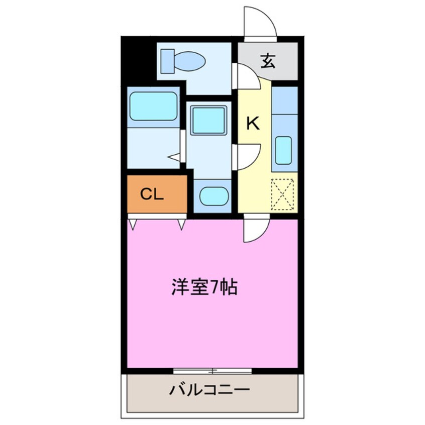 間取図 ジュネス半田Ⅰ