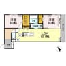 Ｄｅサーン　B棟 2LDKの間取り